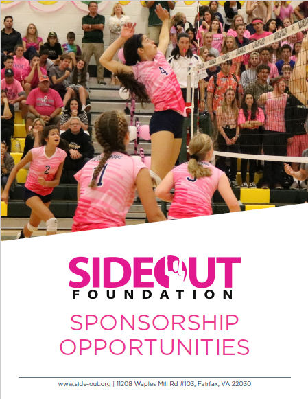 Side-Out Foundation Sponsorship Opportunities